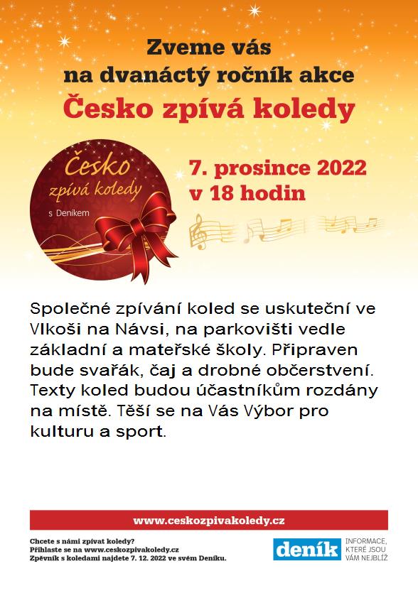 Česko zpívá koledy 7.12.2022